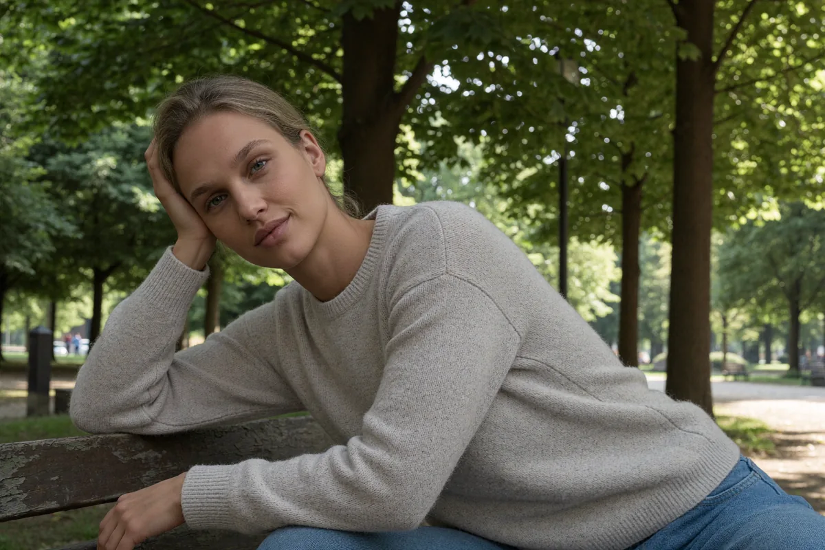 Prompt: Park, styl casualowy