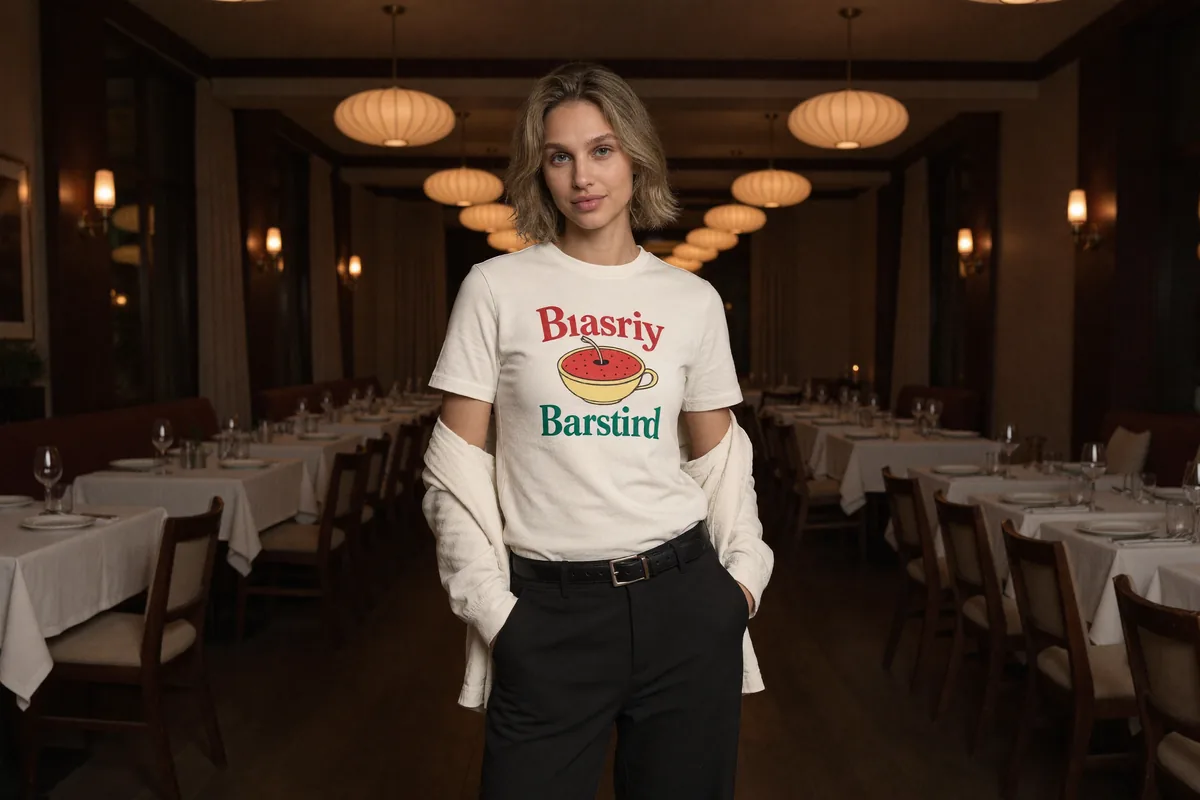 Prompt: Restauracja, styl streetwear