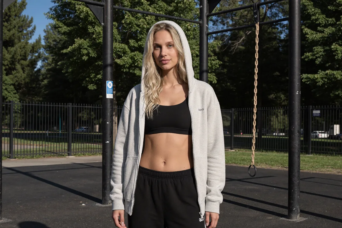 Prompt: Street workout, styl streetwear
